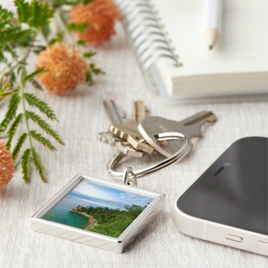 VS, Michigan. Steenvorming 3 bij het kasteel van M Sleutelhanger (Zijkant)