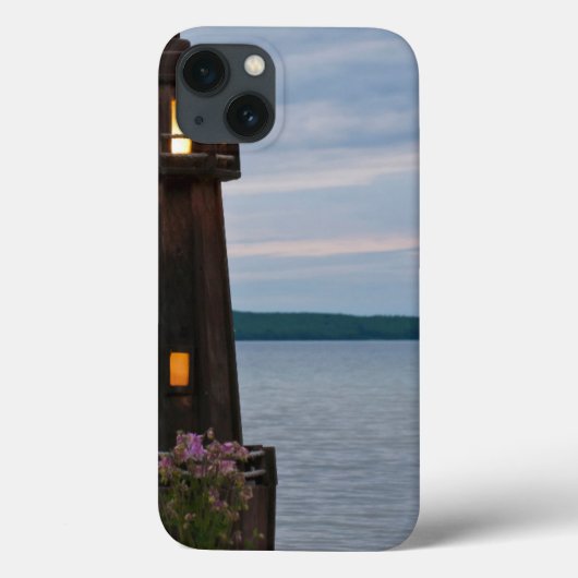 VS, Michigan. Tuin Decoratie Vuurtoren Case-Mate iPhone Case (Achterkant)