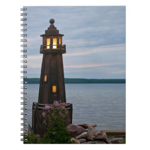 VS, Michigan. Tuin Decoratie Vuurtoren Notitieboek