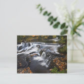 VS, Michigan, Upper Peninsula. Bond Falls en Briefkaart (Staand voorkant)