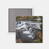 VS, Michigan, Upper Peninsula. Bond Falls en Magneet (Voorkant / Achterkant)