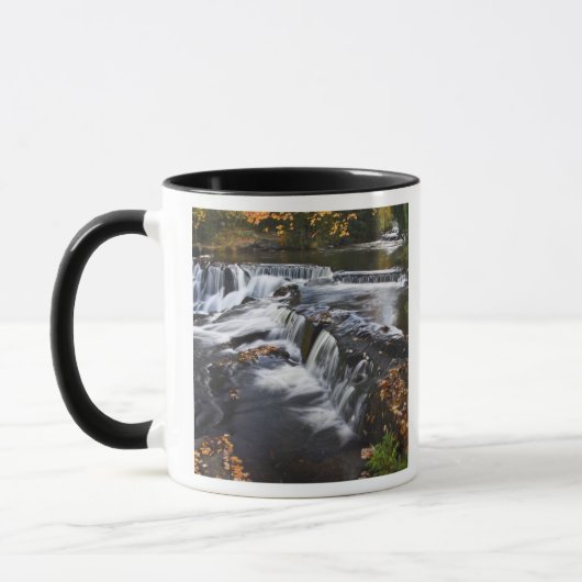 VS, Michigan, Upper Peninsula. Bond Falls en Mok (Links)