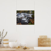 VS, Michigan, Upper Peninsula. Bond Falls en Poster (Keuken)