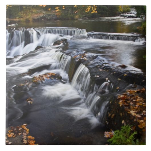 VS, Michigan, Upper Peninsula. Bond Falls en Tegeltje (Voorkant)