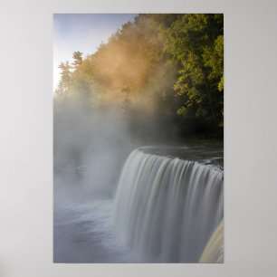 VS, Michigan, Upper Peninsula. Zonsopgang in de he Poster