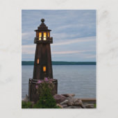 VS, Michigan. vuurtoren van de werf Briefkaart (Voorkant)