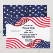 VS militair Bootcamp gaat weg van uitnodiging (Voorkant / Achterkant)