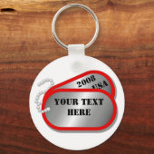 VS-MILITAIR - Dog Tags 2008 Sleutelhanger (Voorkant)