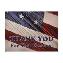 VS militaire veteranen patriottische vlag Dank u