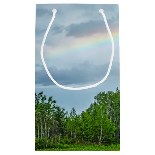 VS, Minnesota. Groene weide met wilde bloemen Klein Cadeauzakje (Achterkant)