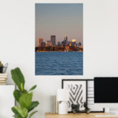 VS, Minnesota, Minneapolis, stadsprofiel Poster (Thuiskantoor)