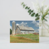 VS, Minnesota Schuur en Silo Briefkaart (Staand voorkant)