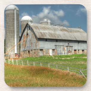 VS, Minnesota Schuur en Silo Drankjes Onderzetter