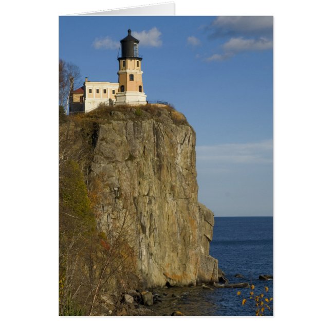 VS, Minnesota.  Split Rock Lighthouse aan Lake (Voorkant)
