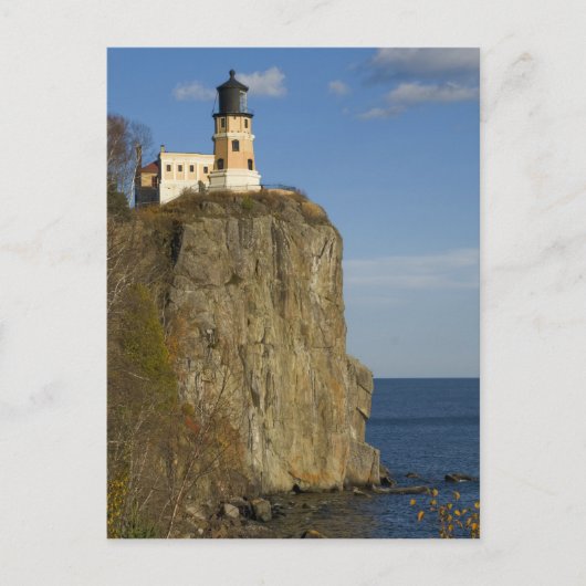 VS, Minnesota.  Split Rock Lighthouse aan Lake Briefkaart (Voorkant)