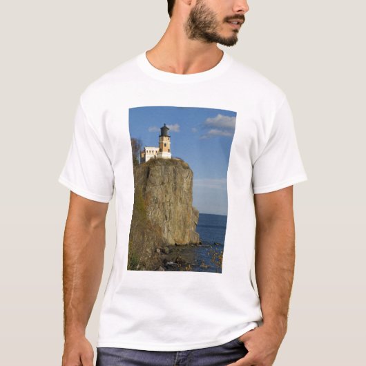 VS, Minnesota. Split Rock Lighthouse aan Lake T-shirt (Voorkant)