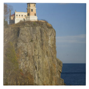 VS, Minnesota.  Split Rock Lighthouse aan Lake Tegeltje