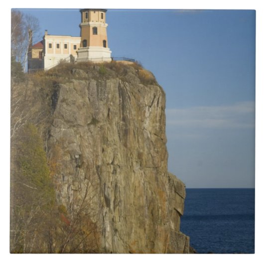 VS, Minnesota. Split Rock Lighthouse aan Lake Tegeltje (Voorkant)