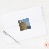 VS, Minnesota.  Split Rock Lighthouse aan Lake Vierkante Sticker (Envelop)