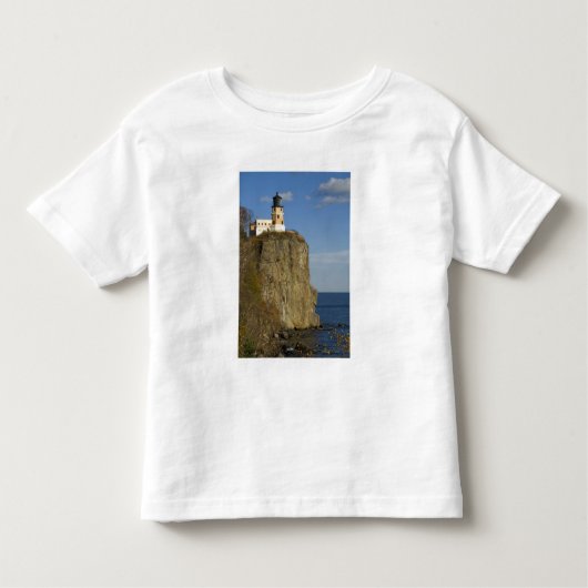 VS, Minnesota. Split Rock vuurtoren op Lake Kinder Shirts (Voorkant)