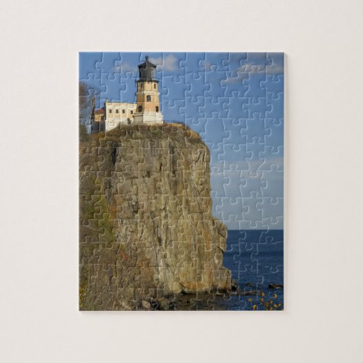 VS, Minnesota.  Split Rock vuurtoren op Lake Legpuzzel (Verticaal)
