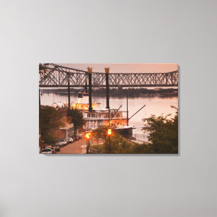 VS, Mississippi, Natchez. Natchez Under the Canvas Afdruk