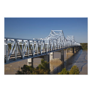 VS, Mississippi, Vicksburg. I-20 Highway Foto Afdruk