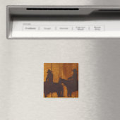 VS, Montana, Boulder River Cowboys te paard Magneet (Insitu (Vaatwasser))