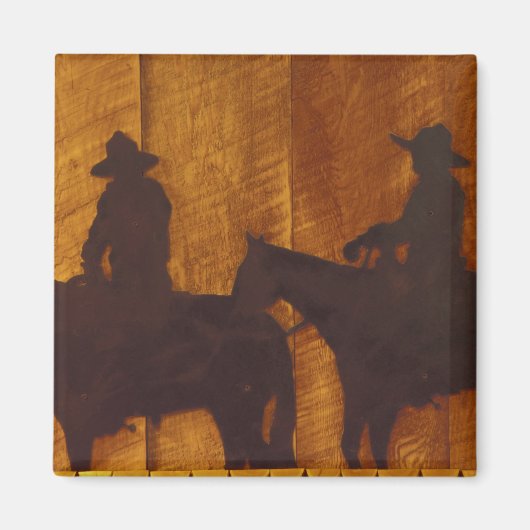VS, Montana, Boulder River Cowboys te paard Magneet (Voorkant)