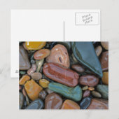 VS, Montana, Clark Fork-rivier, stenen Briefkaart (Voorkant / Achterkant)