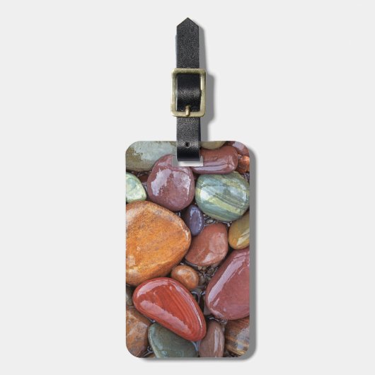 VS, Montana, Clark Fork-rivier, Stones 2 Bagagelabel (Voorkant verticaal)