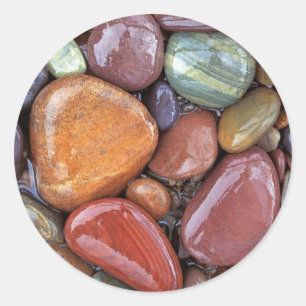 VS, Montana, Clark Fork-rivier, Stones 2 Ronde Sticker