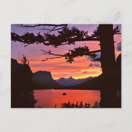 VS, Montana, Glacier National Park. Landschap Briefkaart