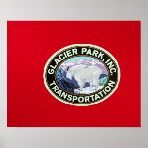 VS, Montana, Glacier National Park, Oude 2 Poster