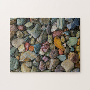 VS, Montana, Glacier National Park, stenen Legpuzzel