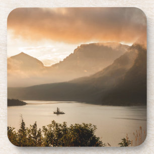 VS, Montana, Glacier National Park. Zonsopgang Onderzetter