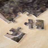 VS, Montana, Kalispell. Coyote op Triple D Legpuzzel (Zijkant)