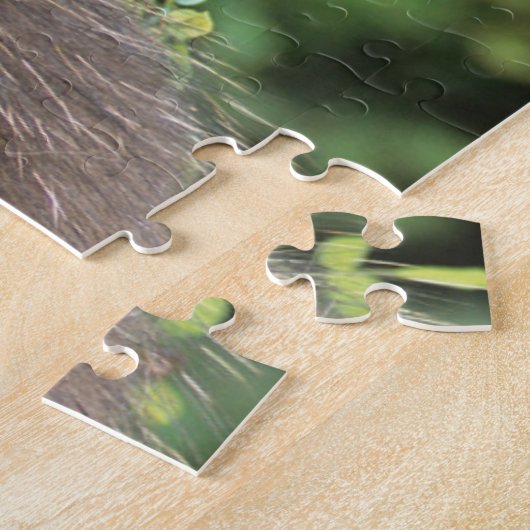 VS, Montana, Kalispell. Korstkorrels van varkens e Legpuzzel (Zijkant)