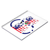 VS Mooi Geweldige Tekst Lieve Hart kleuren Kunst Notitieboek (Linkerzijde)