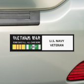 VS NAVY VIETNAM WAR VETERAN BUMPERSTICKER (Op auto)