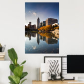 VS, Nebraska, Omaha, Gene Leahy Mall, Skyline Poster (Thuiskantoor)