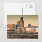 VS, Nebraska, Omaha, Skyline Briefkaart (Voorkant / Achterkant)