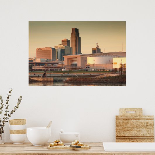 VS, Nebraska, Omaha, Skyline Poster (Keuken)
