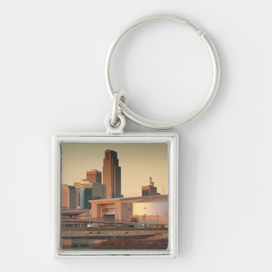 VS, Nebraska, Omaha, Skyline Sleutelhanger (Voorkant)