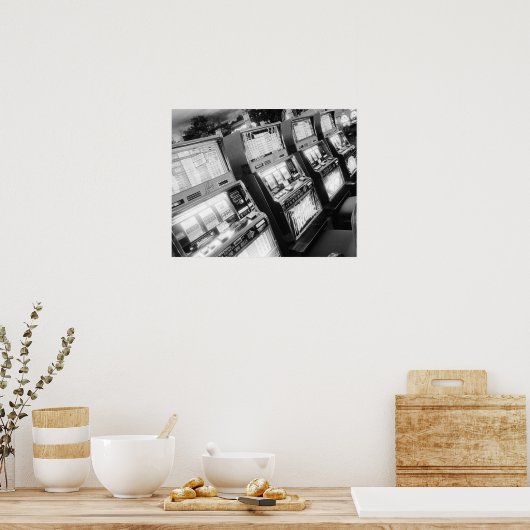 VS, Nevada, Las Vegas: Casino Slot Machines / Poster (Keuken)