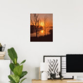 VS, New England, Maine. Autumn Sunrise Poster (Thuiskantoor)