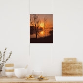VS, New England, Maine. Autumn Sunrise Poster (Keuken)