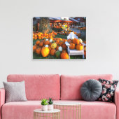 VS, New England, Maine, Wells. Najaars beeldscherm Canvas Afdruk (Insitu (Woonkamer))