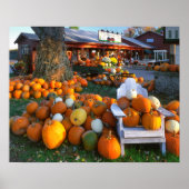 VS, New England, Maine, Wells. Najaars beeldscherm Poster (Voorkant)