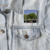 VS, New England, Massachusetts, Boston, 2 Vierkante Button 5,1 Cm (In situ)